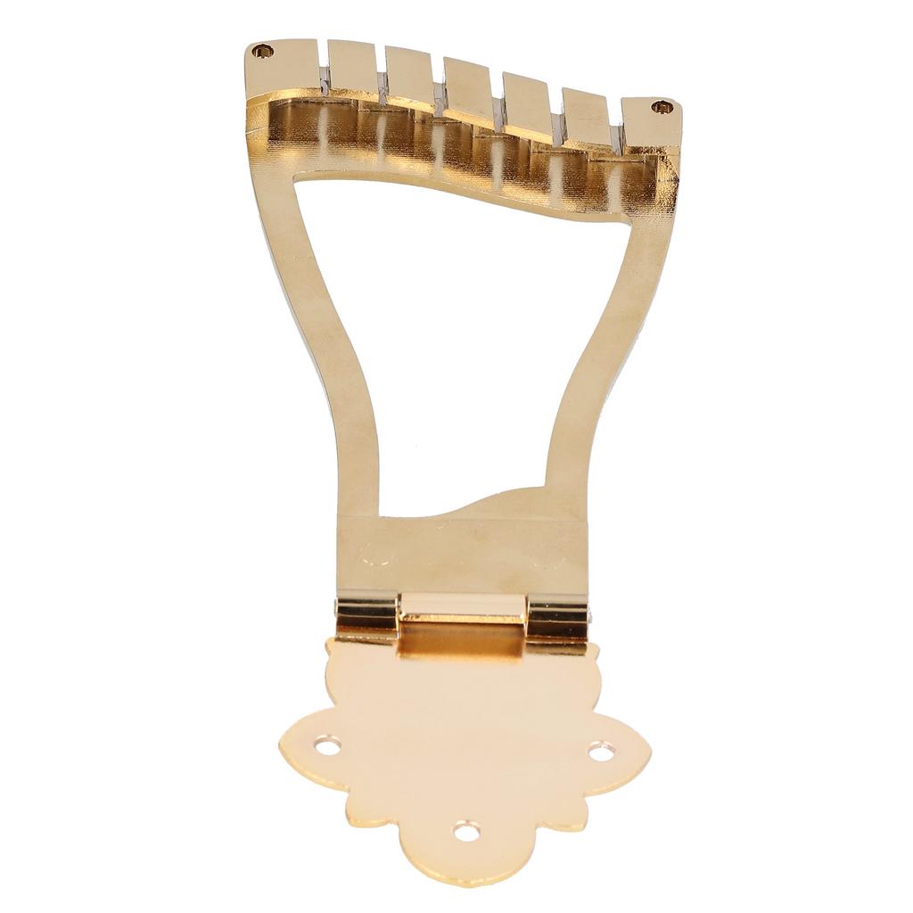 Bridge Tailpiece Replacement for Electric Jazz Guitar Musical Instrument AccessoriesGold