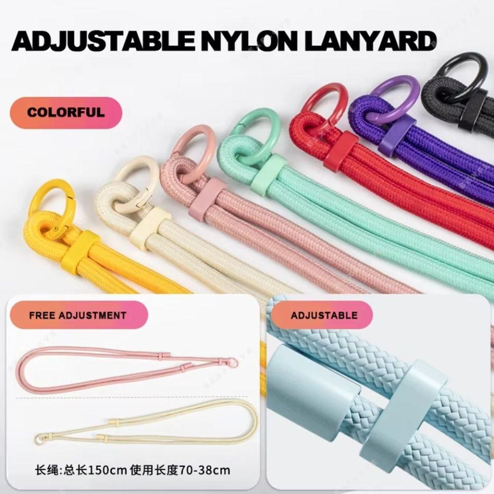 Handwoven Phone Wrist Strap Adjustable Anti-Lost Bracelet Cell Phone Accessories Phone Lanyard