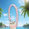 Silicone Water Bottle Handle Strap Water Tumbler Strap Portable Coffee Mug Sling Water Bottle Lanyard for Travel Outing Gym