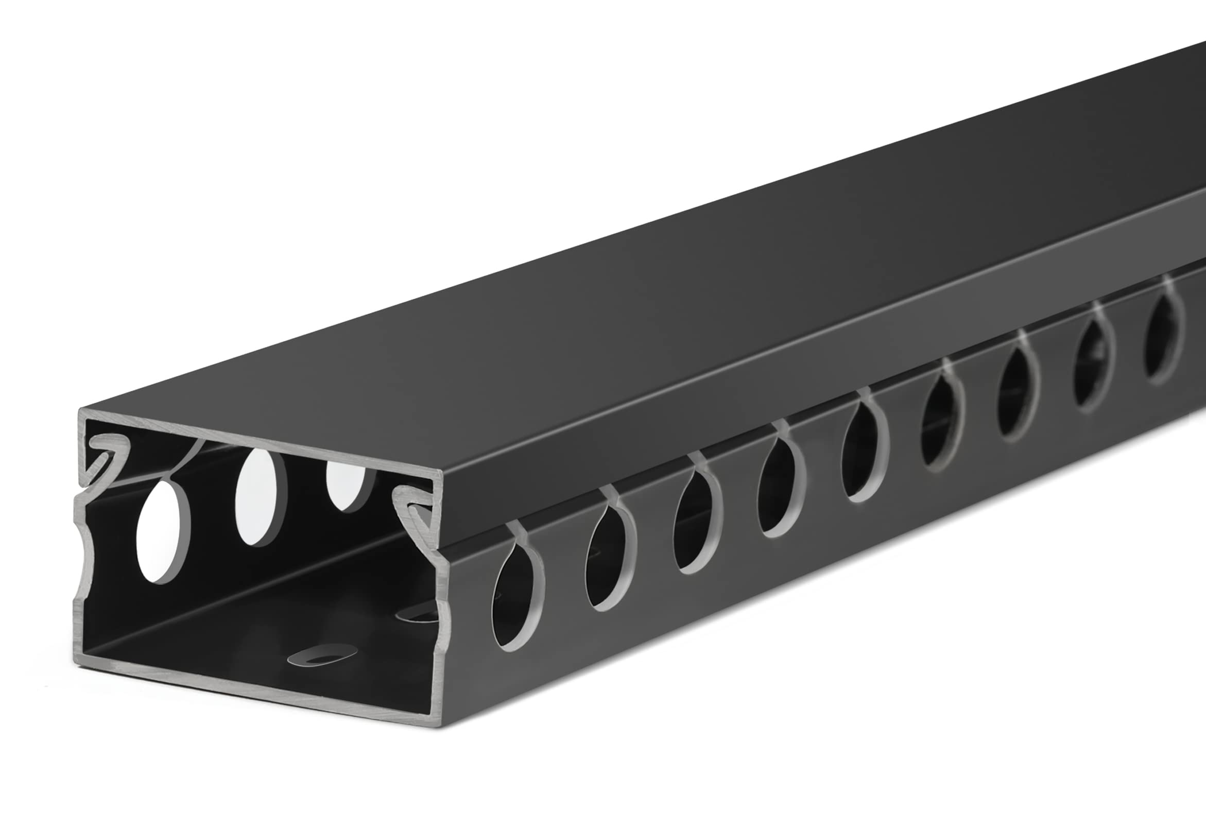 

ZhiYo Cable Raceway, 10042.5cm x 2 Pack, Large Capacity Cable Management, Under-Desk Storage, Organizing Computer Cords, PCV Power Strip Storage, for