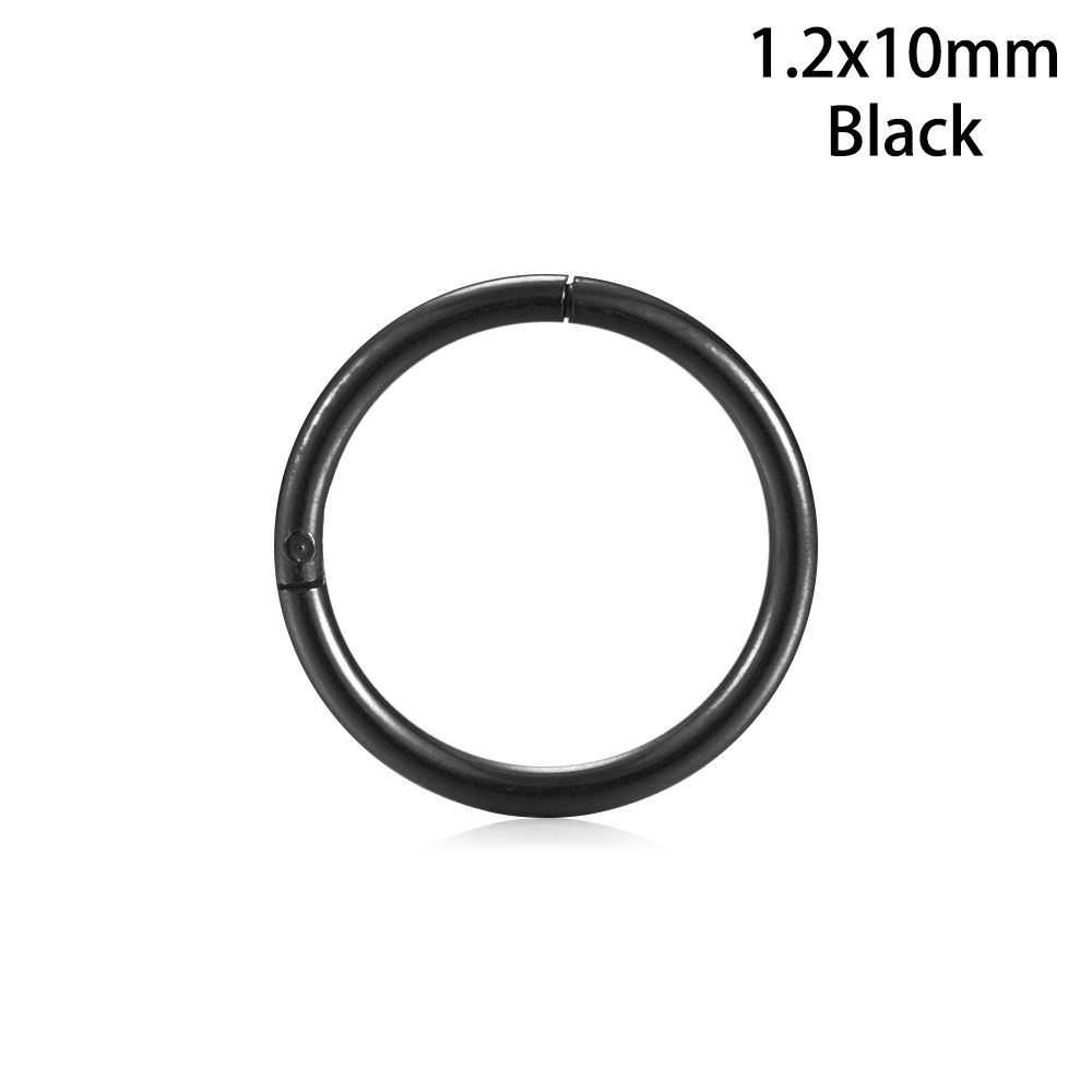 1Pc Hot Unisex Titan Stahl Scharnier Segment Ohr Helix Tragus Nase Hoop Lippen Ring Piercing Septum