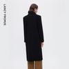 Langzi Pure Wool Retro Elegant Tweed Overcoat