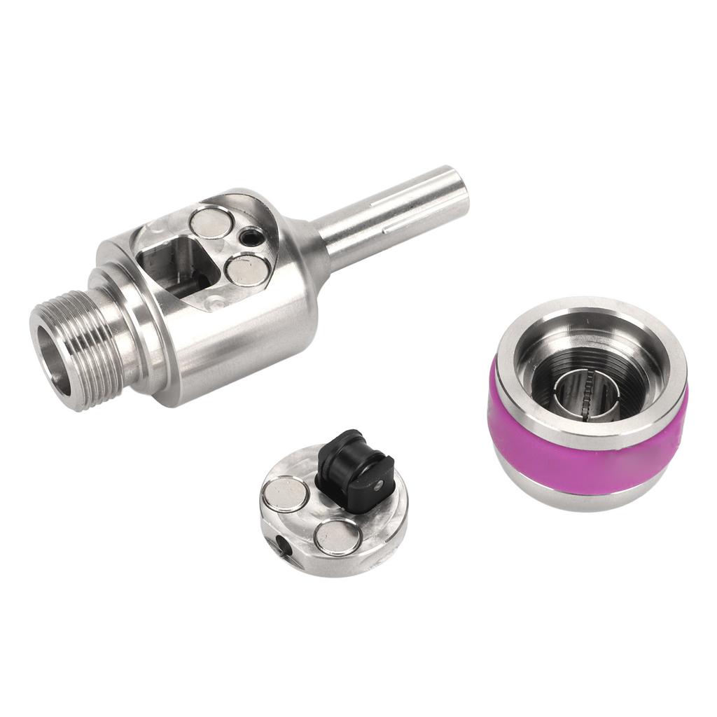 25mm Durchmesser Tattoo Maschine Griff Edelstahl Magnetisch Selbstverriegelnd Tattoo Handgriff