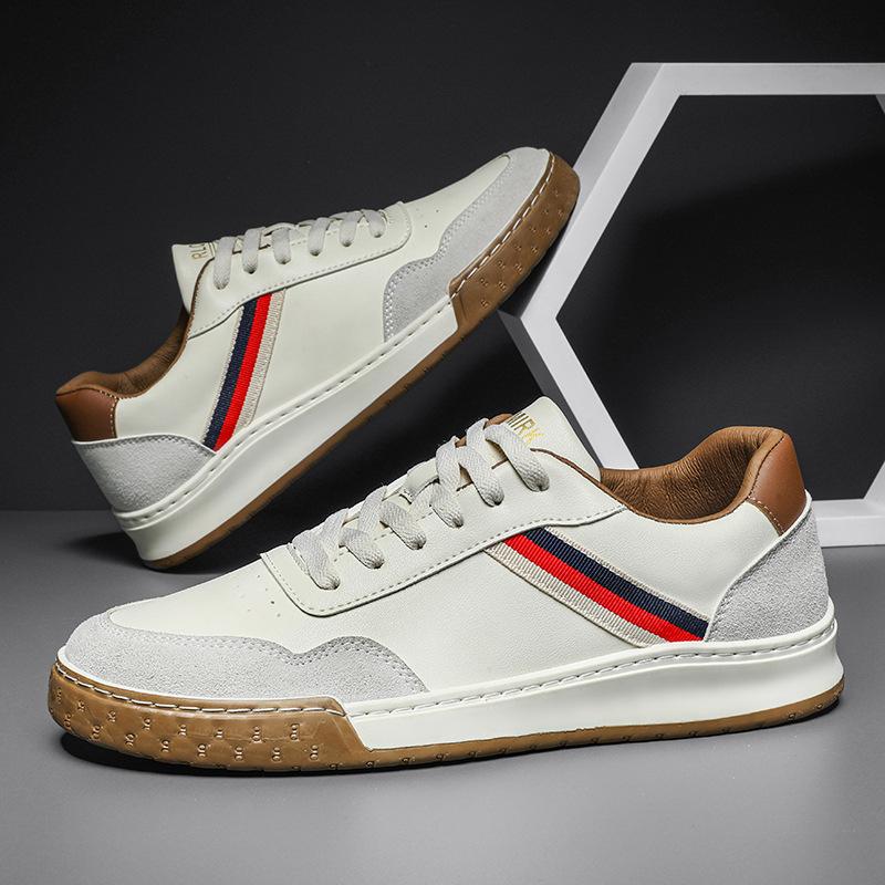 

Мужская обувь, осенние новые маленькие белые туфли, нескользящие износостойкие универсальные кроссовки, молодежная модная мужская обувь 39