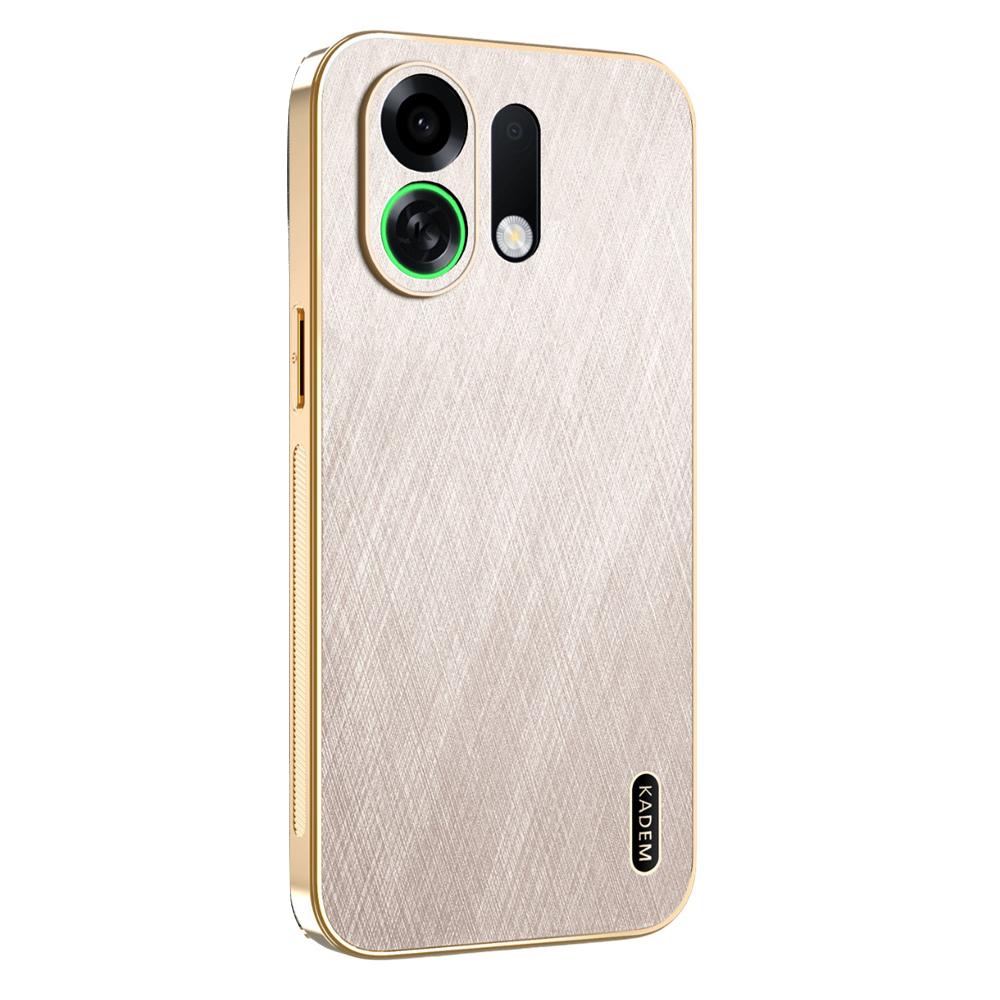 For Oppo K13 Turbo Pro 5G/K13 Turbo 5G Case Electroplating Silk Texture PU+TPU Phone Back Cover