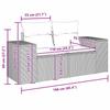 Garden Sofa Set with Cushions 12 Pcs Beige and Light Grey