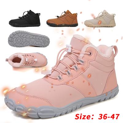 Winter Snow Boots Men Women Keep Warm Sports Cotton Shoes Outdoor Hiking Shoes Plush High Ankle Boots Man Barefoot Snow Sneakers
