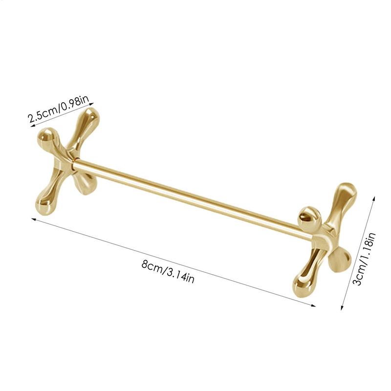 Metal Chopstick Holder Chopsticks Rest Spoons Stand Desktop Fork Rest Metal Spoon Holder Chopstick Base Japanese Spoon Rest