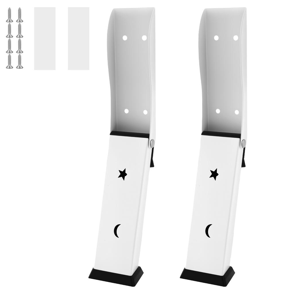 2Pcs Door Stoppers Stainless Steel Practical Kick Down Door Stop  door hardware Door close prevention Door stop door closer