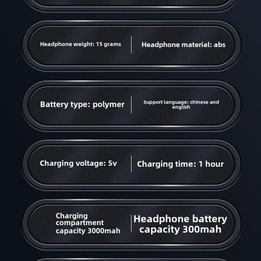 Hanging Ear Bluetooth Headset Wireless Air Conduction Ultra-long Standby Battery Life