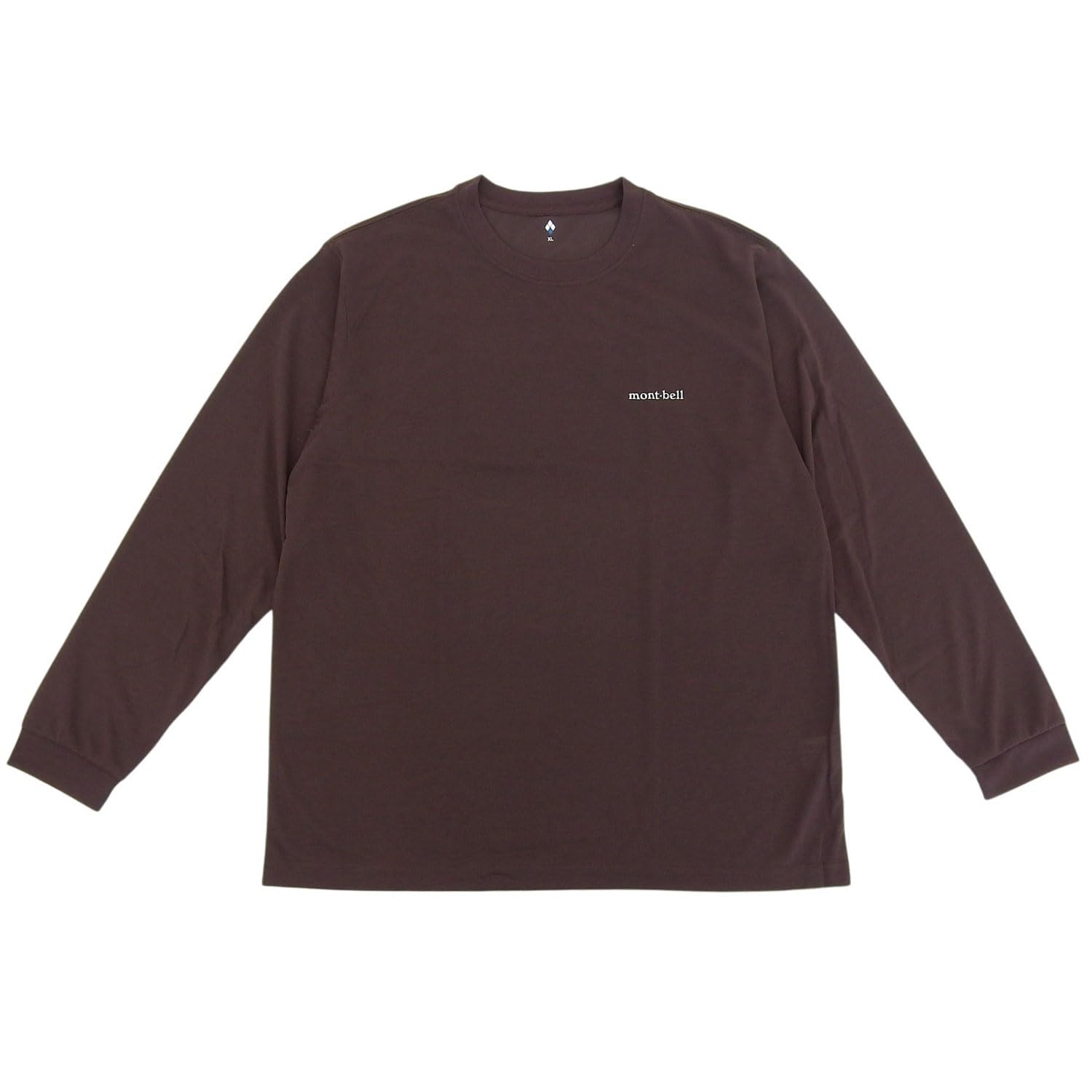 montbell wickron long sleeve t-shirt men s L dark brown