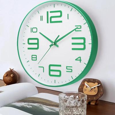 8 Inch Stylish Wall Clock Silent No Tick For Kitchen Living Room Office Bedroom Decorative Clock