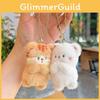 Cute Panda Penguin Dog Cartoon Animal Magnetic Plush Pendant For Bag Decor And Gifts