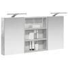 Bathroom Cabinet Set 3 Pcs 100 X 10.5 X 50 Cm Particleboard