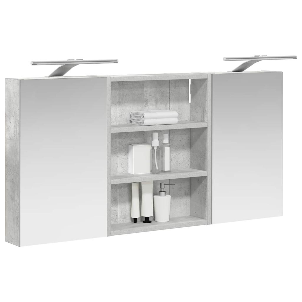 Bathroom Cabinet Set 3 Pcs 100 X 10.5 X 50 Cm Particleboard
