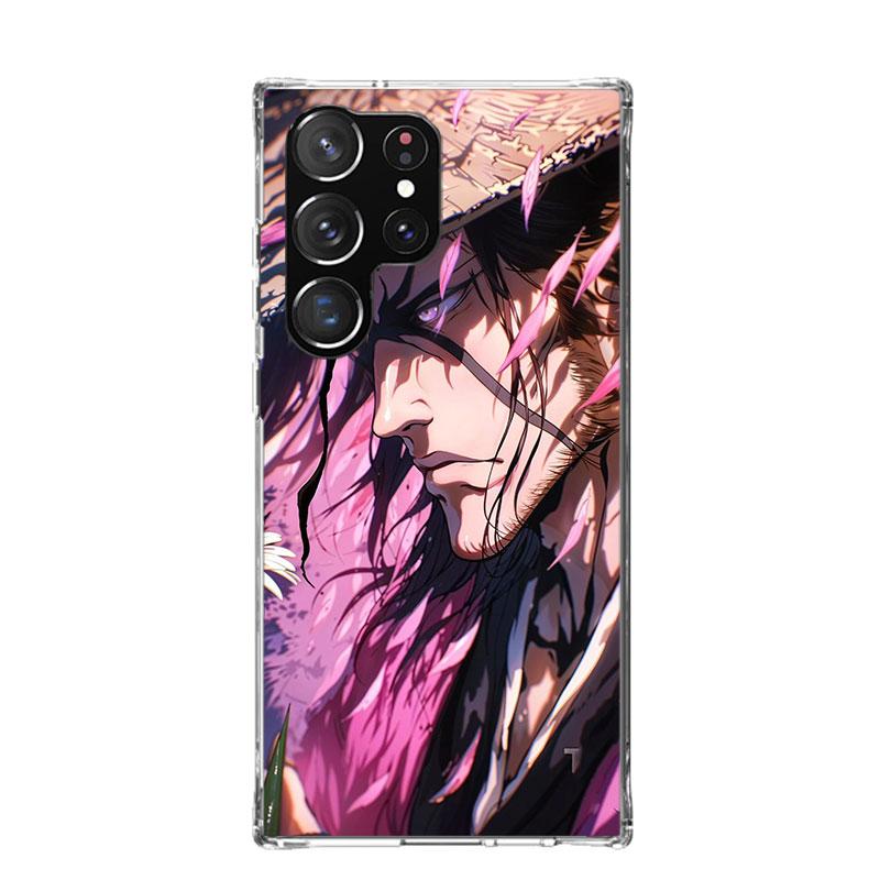 Bleach Kyoraku Shunsui Phone Case For Samsung Galaxy S26 Ultra S23 S24 S25 Edge S20 FE S21 S22 Plus Soft Print Shell Cover Funda