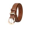 New Fashion Versatile Light Luxury Leather Belt Women'S Trend First Layer Cowhide Casual Jeans Belt Women