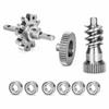 Stainless Steel RC Car Transmission Gear Set for 1/30 Axial SCX30 RC Transmission Parts
