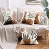 Nordic Abstract Flower Pillowcase Morandi Light Luxury Home Sleeping Pillow Cushion Cover