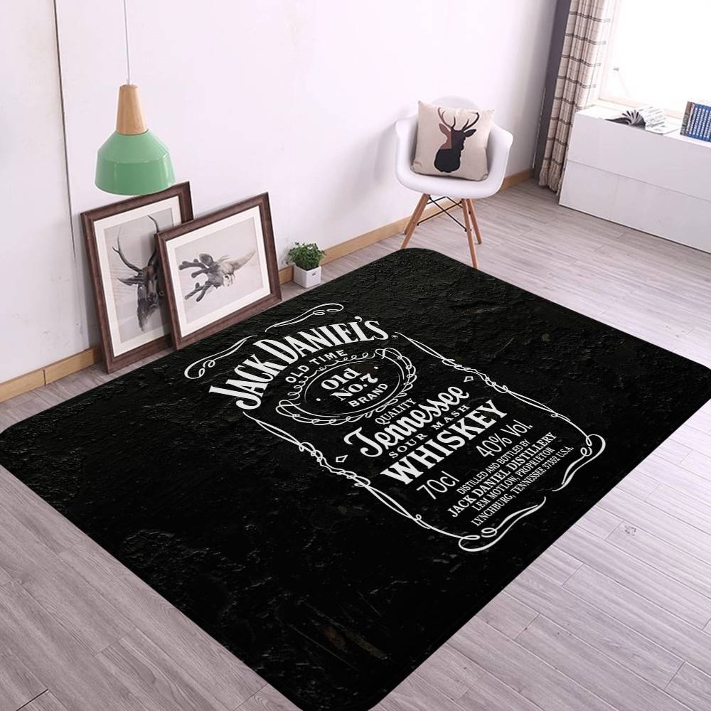 J-Jack D-Daniels LOGO Vloerkleed Scandinavische Stijl Huis Deurmat Badkamer-Toilet Matten Slaapkamer Hotel Decor Mat