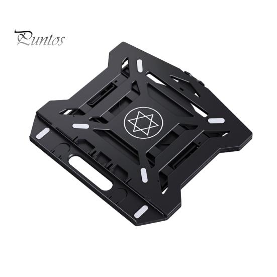 

Регулируемая подставка для ноутбука, высокая устойчивость, прочная, несущая способность, компактная, портативная, многоугольная, поворотная, нескользящая подставка для ноутбука чёрный