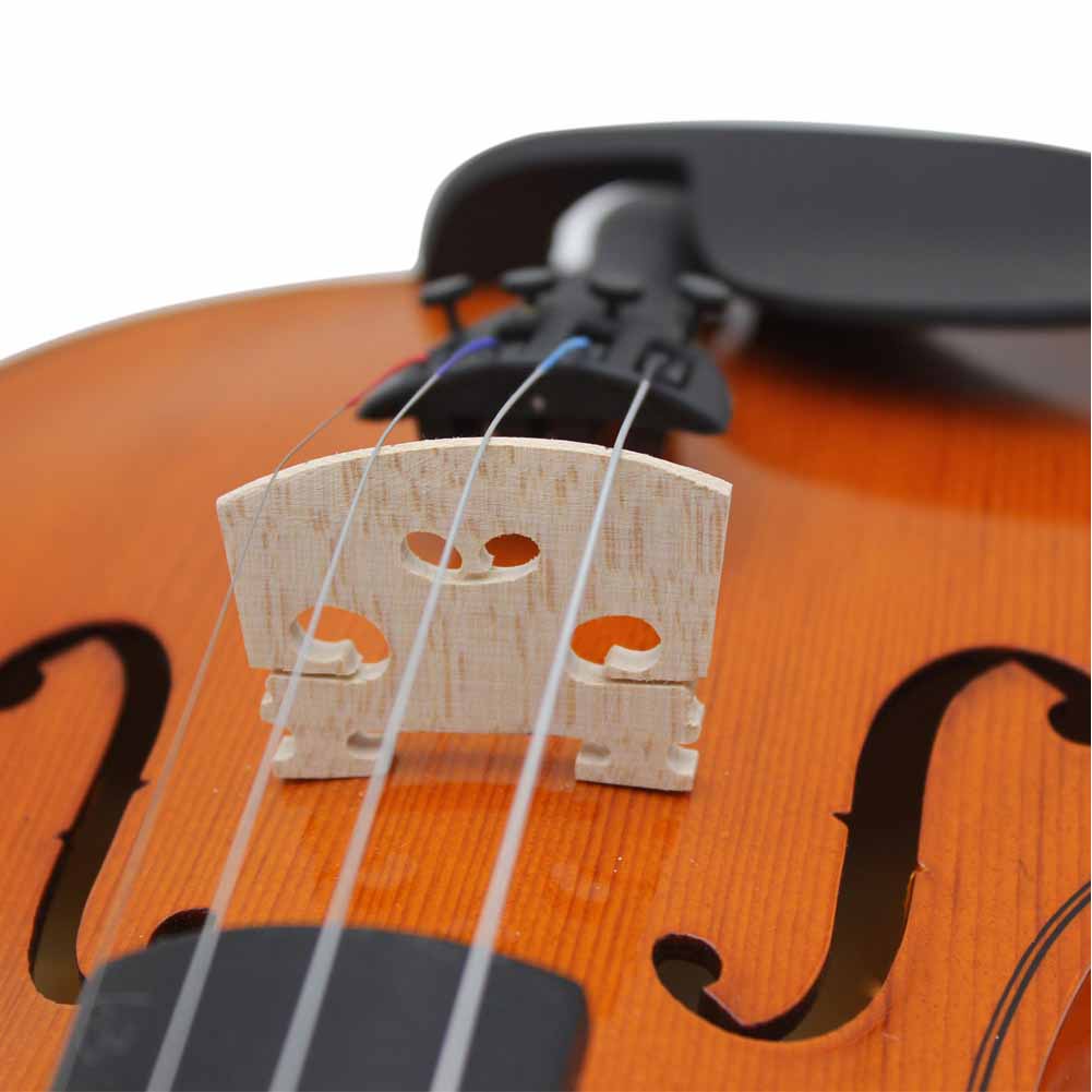 5 Pcs Premium Maple Wooden Violin Bridge Violin Accessory Part  for Instrument Learner(1 8)