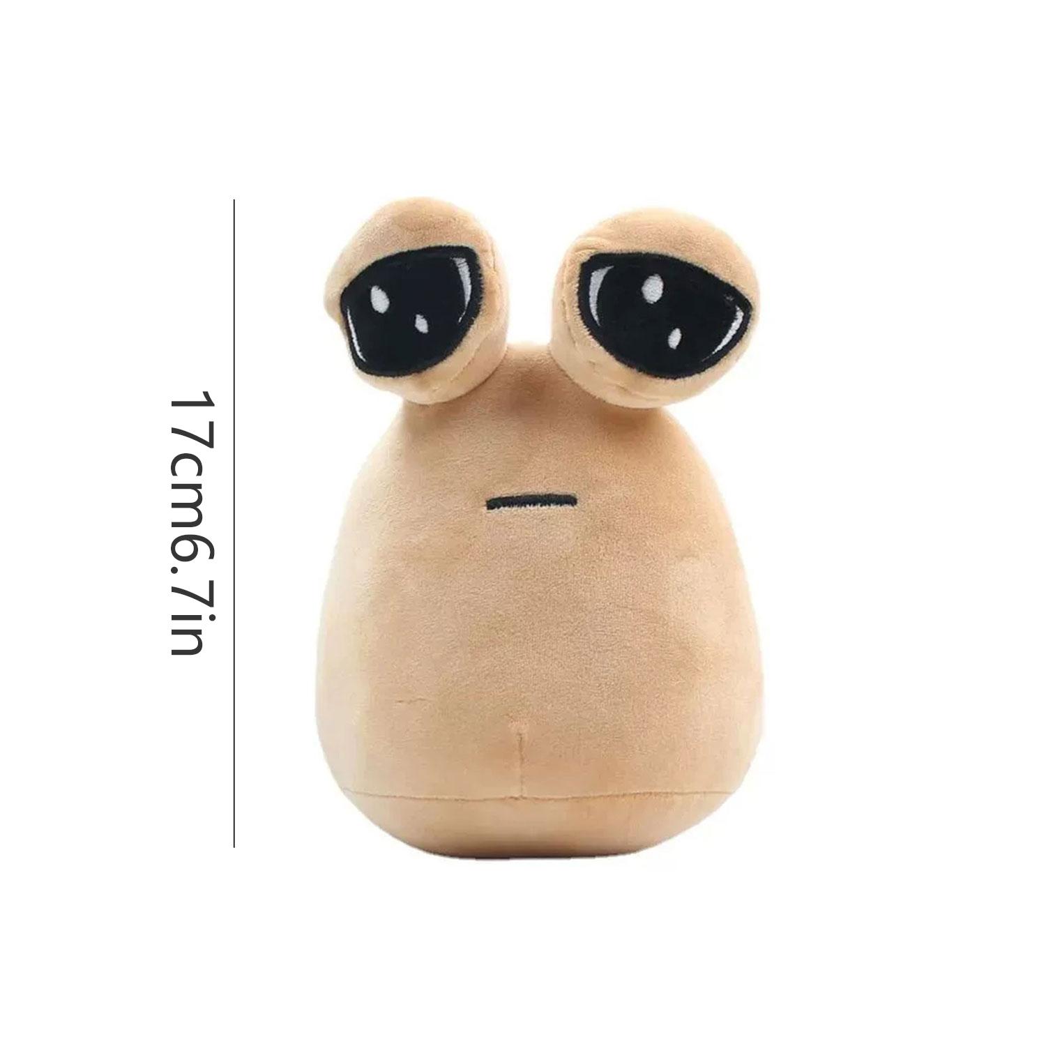 

22 см Alien Big Eyes Super Soft Plush Toy, My Pet POU Simulation Toy Подушка, Подарок на праздничную вечеринку, Украшение для дома