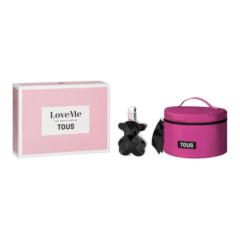 TOUS Love Me Onyx Perfume Set EDP + Cosmetic Bag 90ml