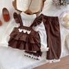 Kids Casual Long-Sleeve Set, Comfortable Daily Wear Outfits