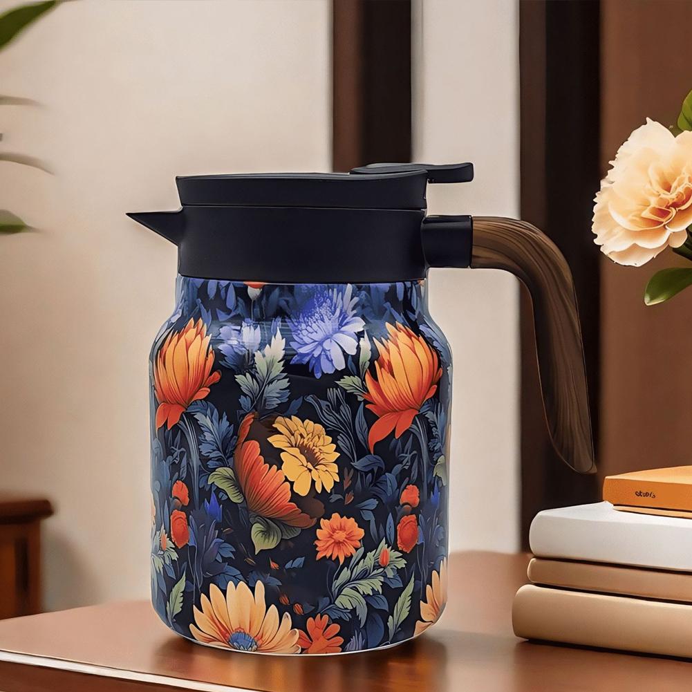 316 Steel 1000ML Large-capacity Coffee Pot Thermal Separation Simple Pot Ke Exquisite I0A4