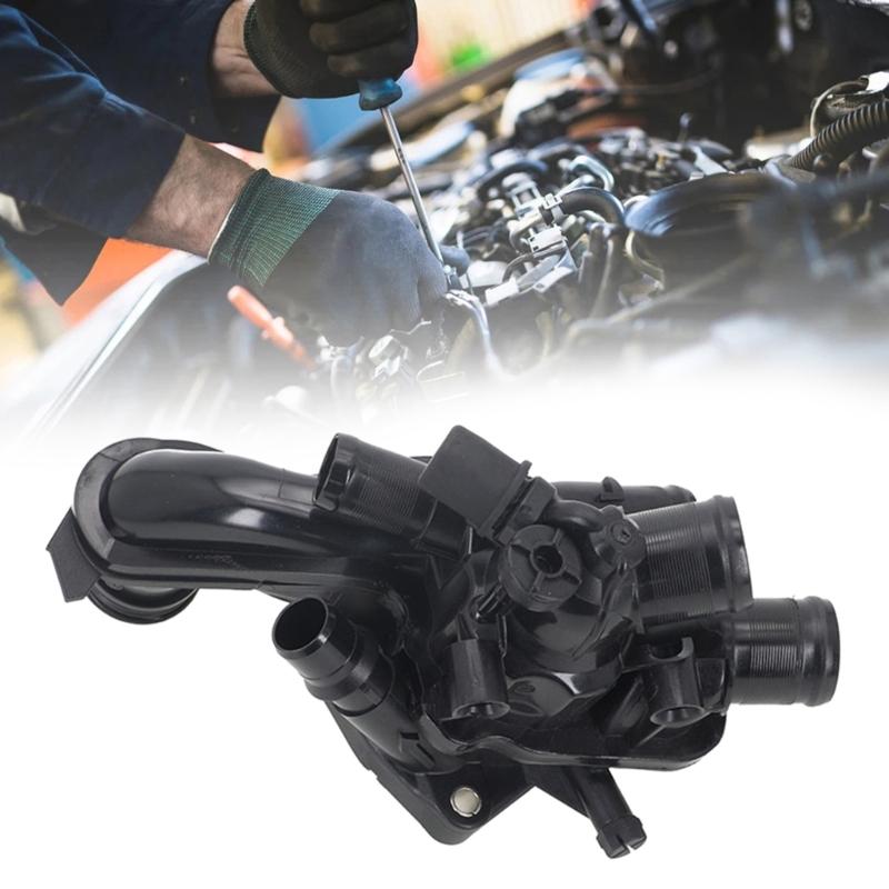 Coolant Thermostat Housing 9808647080 for 207 208 308 Thermostat Housing Assembly Auto Part Quick Installation