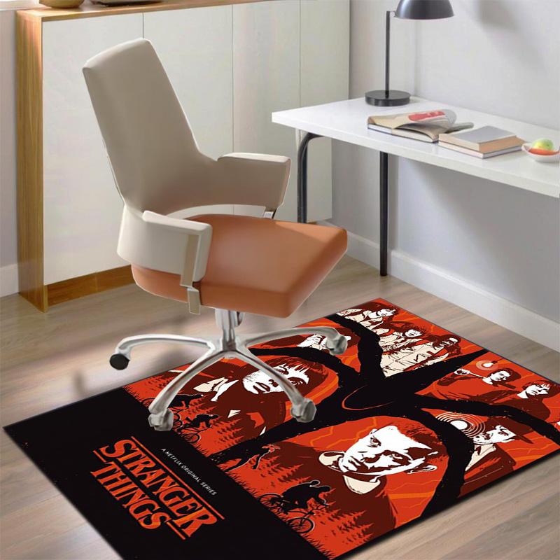 Halloween Horror Horror Theme Stranger Things Carpet Home Living Room Decoration Table and Chairs Anti Slip Door Mat Outdoor Picnic Mat Carpet A21