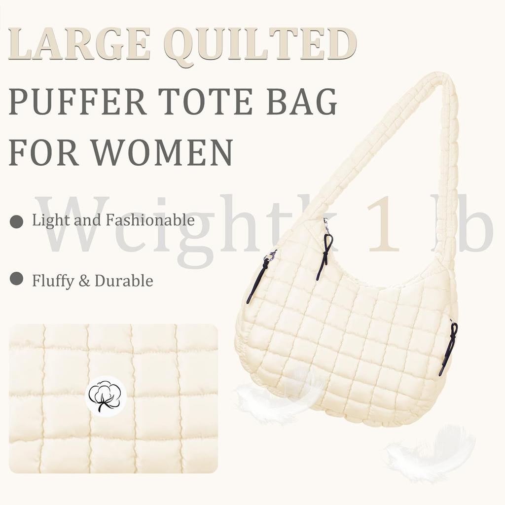 Wrinkled cloud bag, fashionable one shoulder hand-held dumpling bag, large capacity down cotton underarm women's bag.zwq