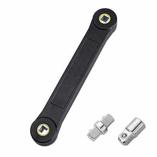 LXB Universal Extension Wrench, 3/8" Ratchet Wrench, Extender Socket Extension Bar, Socket Ratchet Wrench for Hard-to-Reach Places, Works with Impact