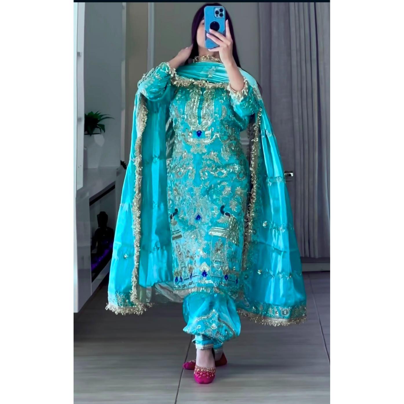 Indiešu Paksiatni Dhoti Bikses Salwar Tērps