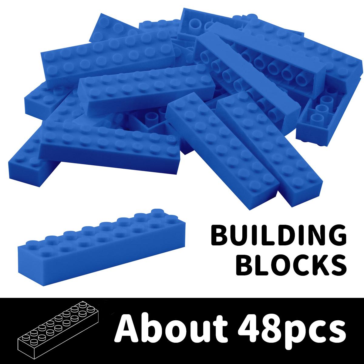 

200g 2x8 DlY Assembling Bricks Thick FiguresBricks Dots Educational Toy Imaginative Play SizeCompatible Equipped With High-Quality Plastic Play kits 200g 2x8 high brick