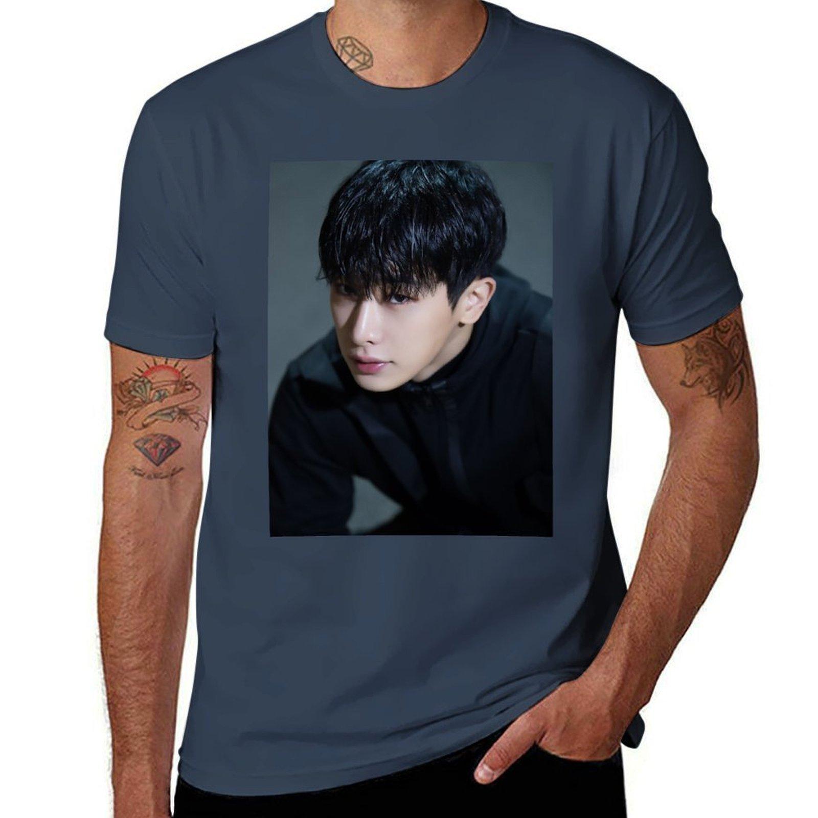 Wonho Tshirt Nonshrink Basic Cotton Tshirt S