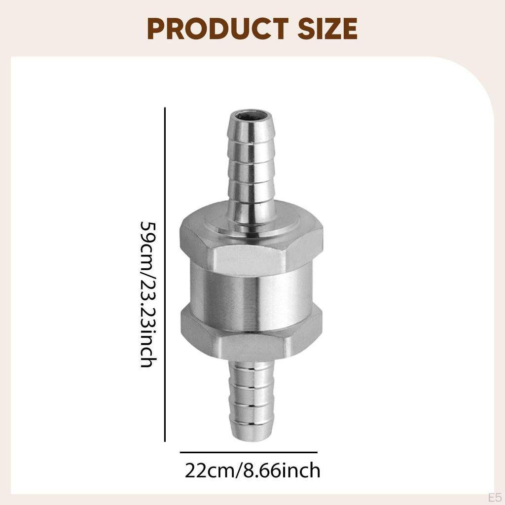 Zpětný ventil Autodíly Hliníková slitina Příslušenství Náhrada pro Benzínové potrubí Olej Motocykl Automobilový