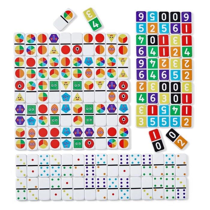 Numberblocks Domino Seti 112 Parça Çok Renkli 5,2 x 5 x 6,5 inç