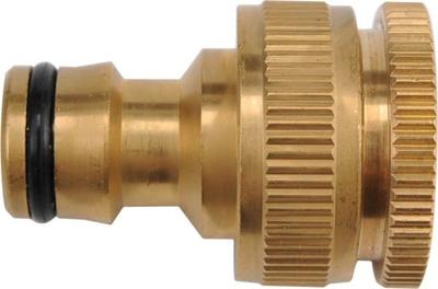 Flo Brass Tap Connector 1/2 - 3/4"