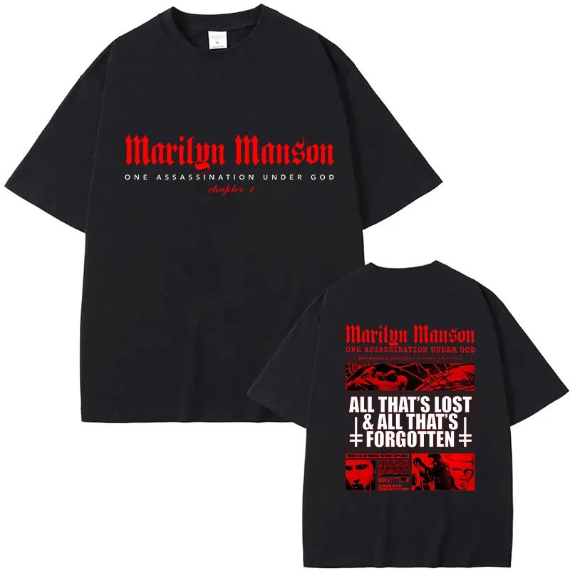 Marilyn Unisexson Tshirt Unisex Unisex Harajuku Oneck Summer Casual Pure Cotton Fashion Aesthetic Unisex Short Sleeve Streetwear Tops