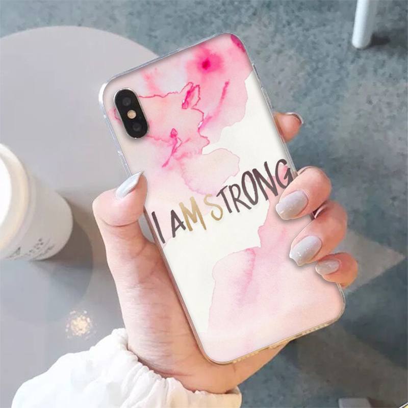 Girl Boss Pink Damen Macht Text Slogan Handyhülle für iphone 13 8 7 6 6S Plus X 5S SE 2020 XR 11 12 mini pro XS MAX