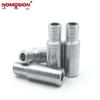 M10*21—8*9 Hollow Full-Threaded Lamp Tube, Electroplated White Zinc