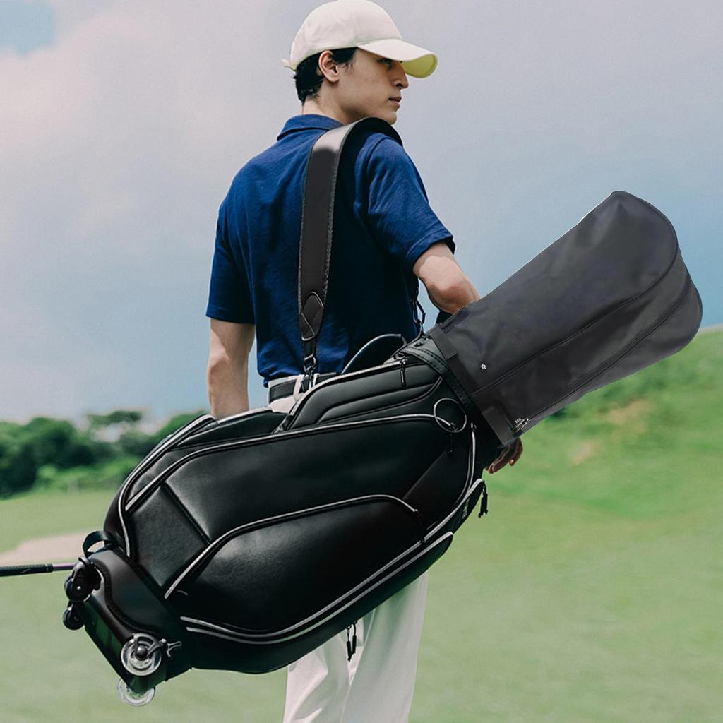 Dustproof Golf Bag Cover Hood Waterproof Rain Hood Rain Cover For Golf Bag Cover Lightweight Portable Club Protector With zipper