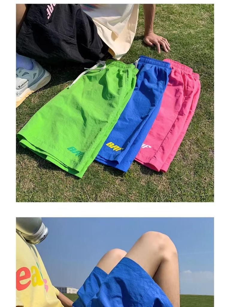 Herren Retro Schnelltrocknende Lässige Strandshorts - 5-Punkt Lockerer Schnitt