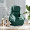 Electric Recliner Chair with Rising Function Dark Green Velvet
