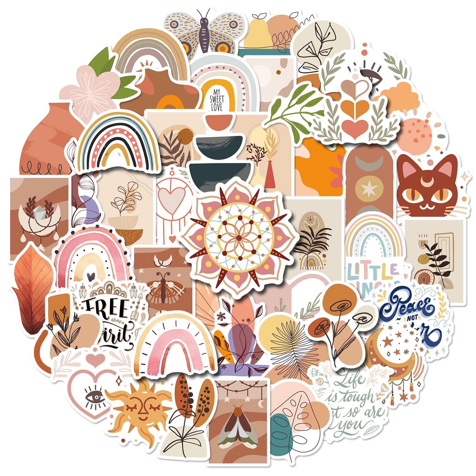 

50 шт. новые наклейки, милые наклейки для ноутбука, наклейки для мобильных телефонов