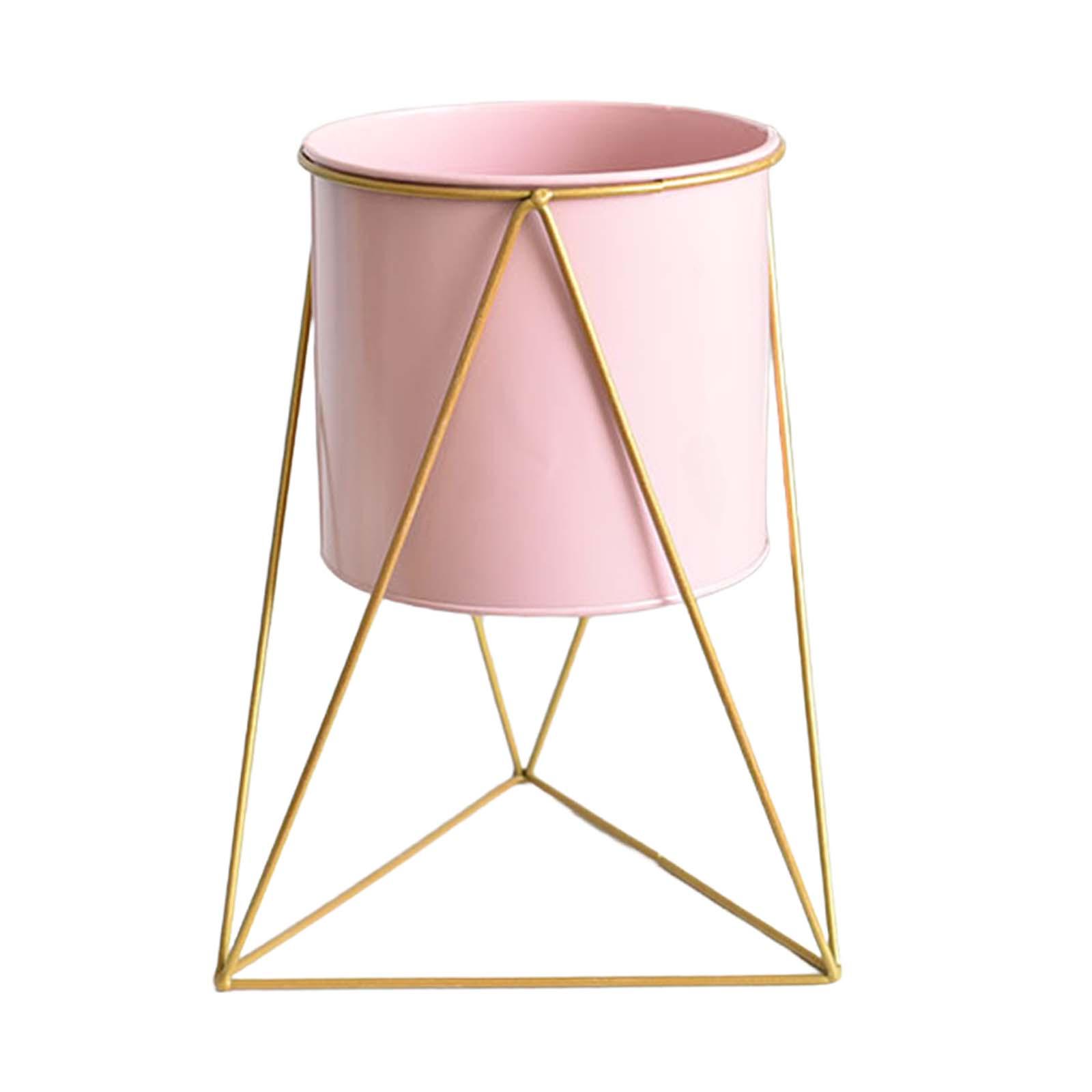 

Plant Holder Geometric Home Garden Ornaments Round Nordic Style Stand Flower Pot for Home Balcony Multiple Plant Garden Patios Small