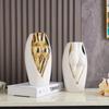 25.5cm/Light Luxury Creative Ceramic Buttocks Vase Creative Art Home Decoration Ornaments Living Room TV Cabinet Handicrafts
