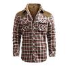 Fleece Verdickt Hemd herren Langarm Plaid Shirt Casual Werkzeug Jacke
